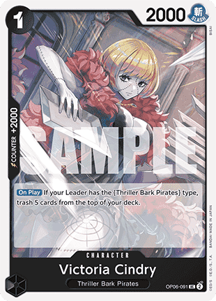 Victoria Cindry (OP06-091) (V.1) (The Best)