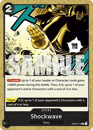 Shockwave (ST06-014) (V.1) (The Best)